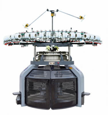 單面衛衣圓筒針織大圓機(Tubular Single Jersey Three Thread Fleece Circular Knitting Machine)